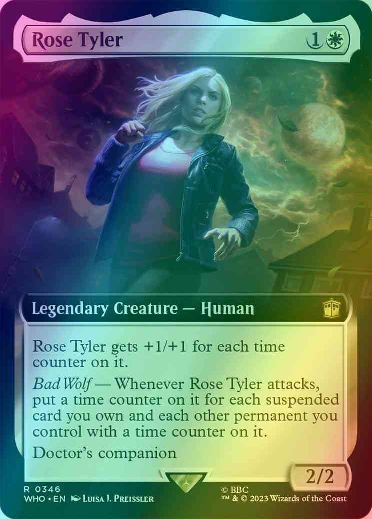 Rose Tyler [346] [Extended Art] [Universes Beyond: Doctor Who] [Foil] –  Face to Face Games