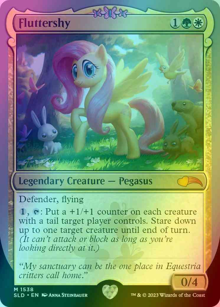 Fluttershy [1538] [Ponies: The Galloping 2] [Secret Lair Drop] [Foil] –  Face to Face Games