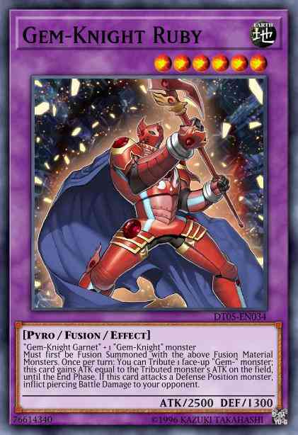 Gem-Knight Ruby - HA05-EN019 - Secret Rare - 1st Edition