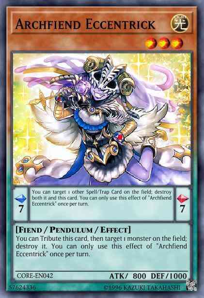 Archfiend Eccentrick - CORE-EN042 - Secret Rare - Unlimited