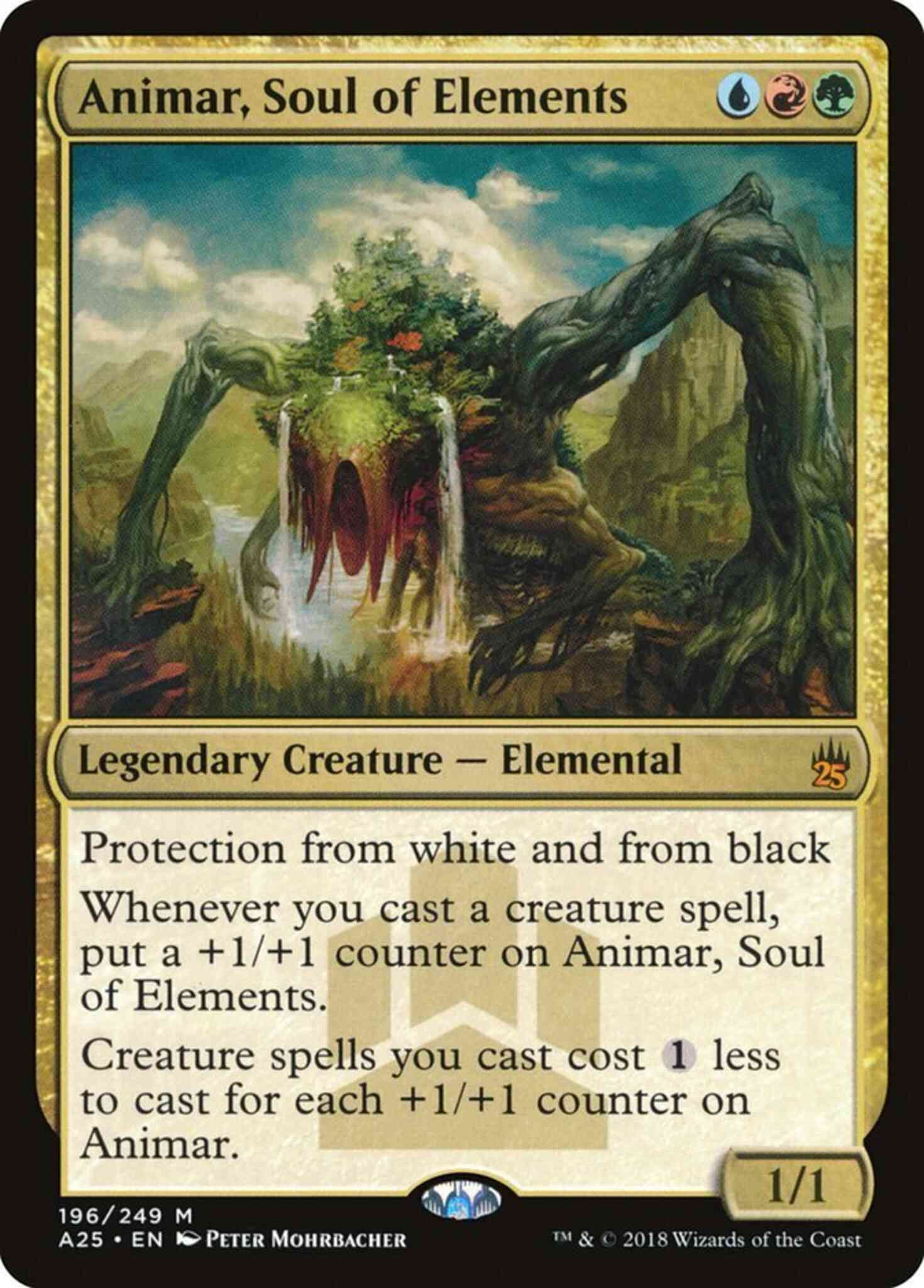 Animar, Soul of Elements [196] [Masters 25] [Non-Foil] – Face to