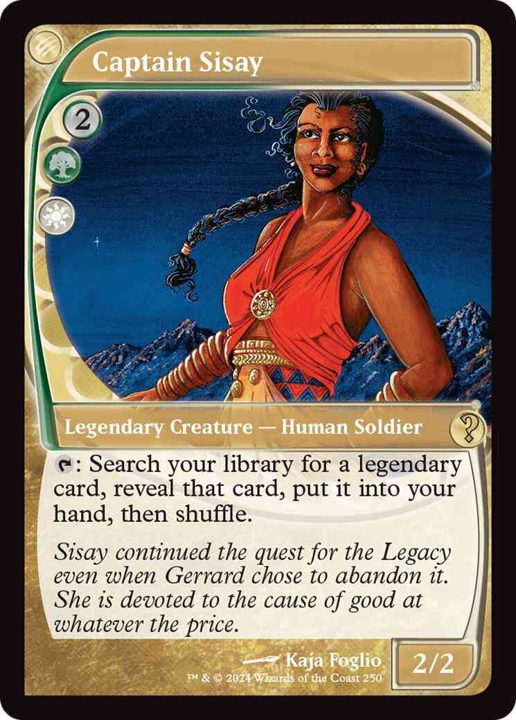 MTG Captain Sisay (Foil)1枚 Captain Sisay [250] [Future Frame] [Mystery Booster 2] [Foil
