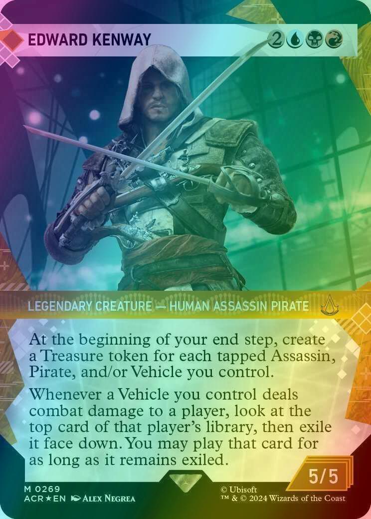 Edward Kenway [269] [Memory Corridor Showcase] [Assassin's Creed] [Textured  Foil] – Face to Face Games