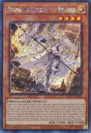 Dogmatika Ecclesia, the Virtuous - RA01-EN020 - Platinum Secret Rare - 1st Edition