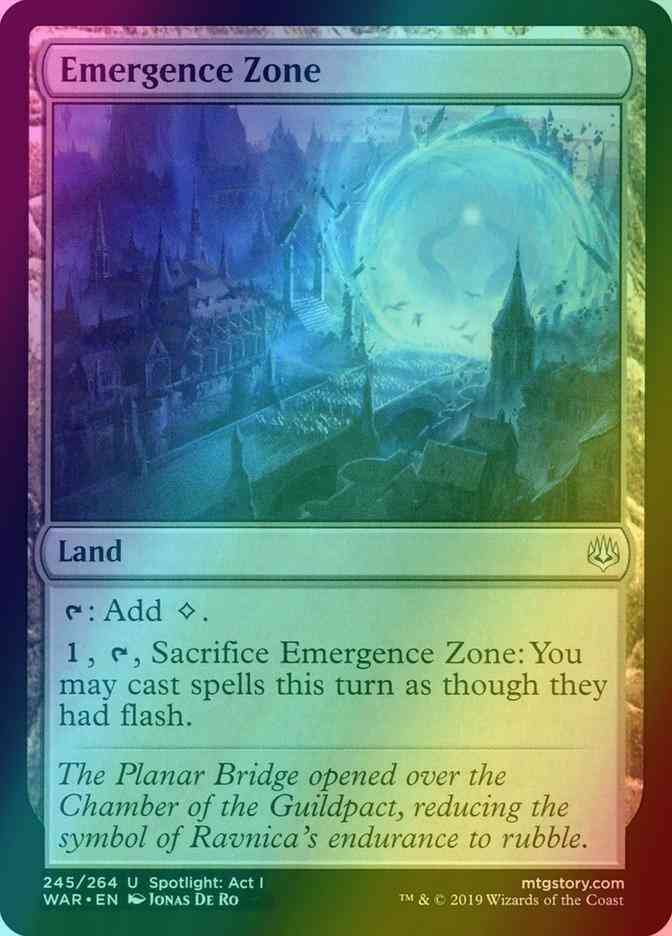 Emergence Zone [245] [War of the Spark] [Foil] – Face to Face Games