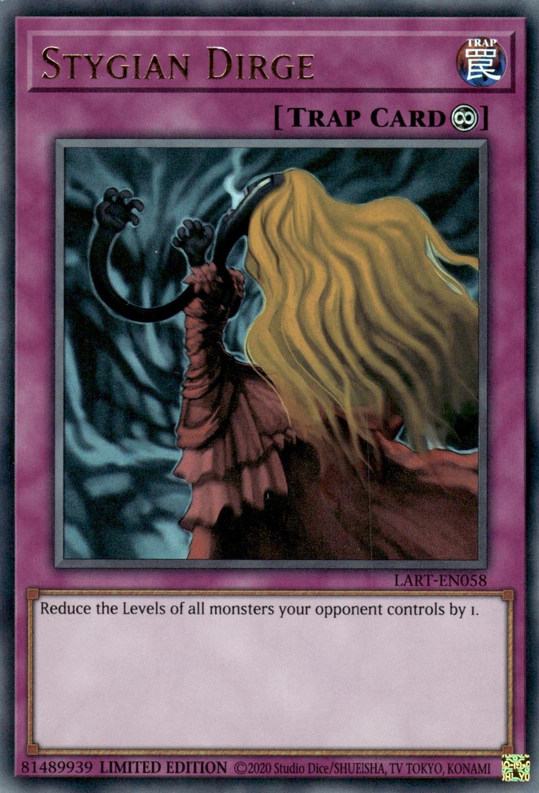 Stygian Dirge - LART-EN058 - Ultra Rare - Limited