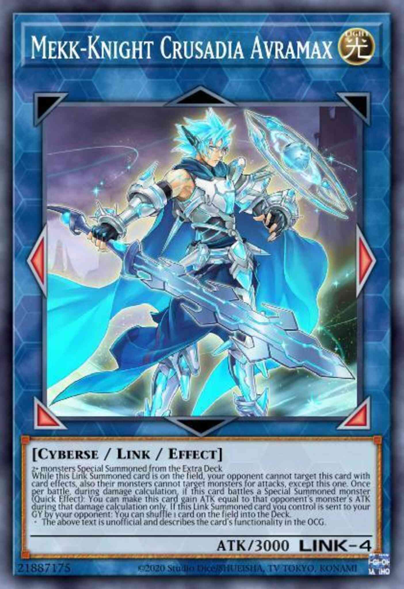 Mekk-Knight Crusadia Avramax - MP20-EN071 - Ultra Rare - 1st Edition