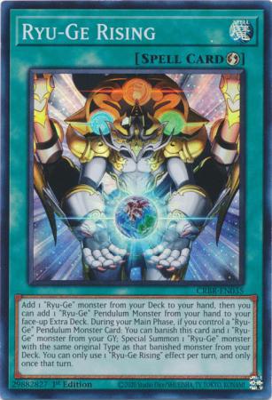 Ryu-Ge Rising - CRBR-EN035 - Super Rare - 1st Edition