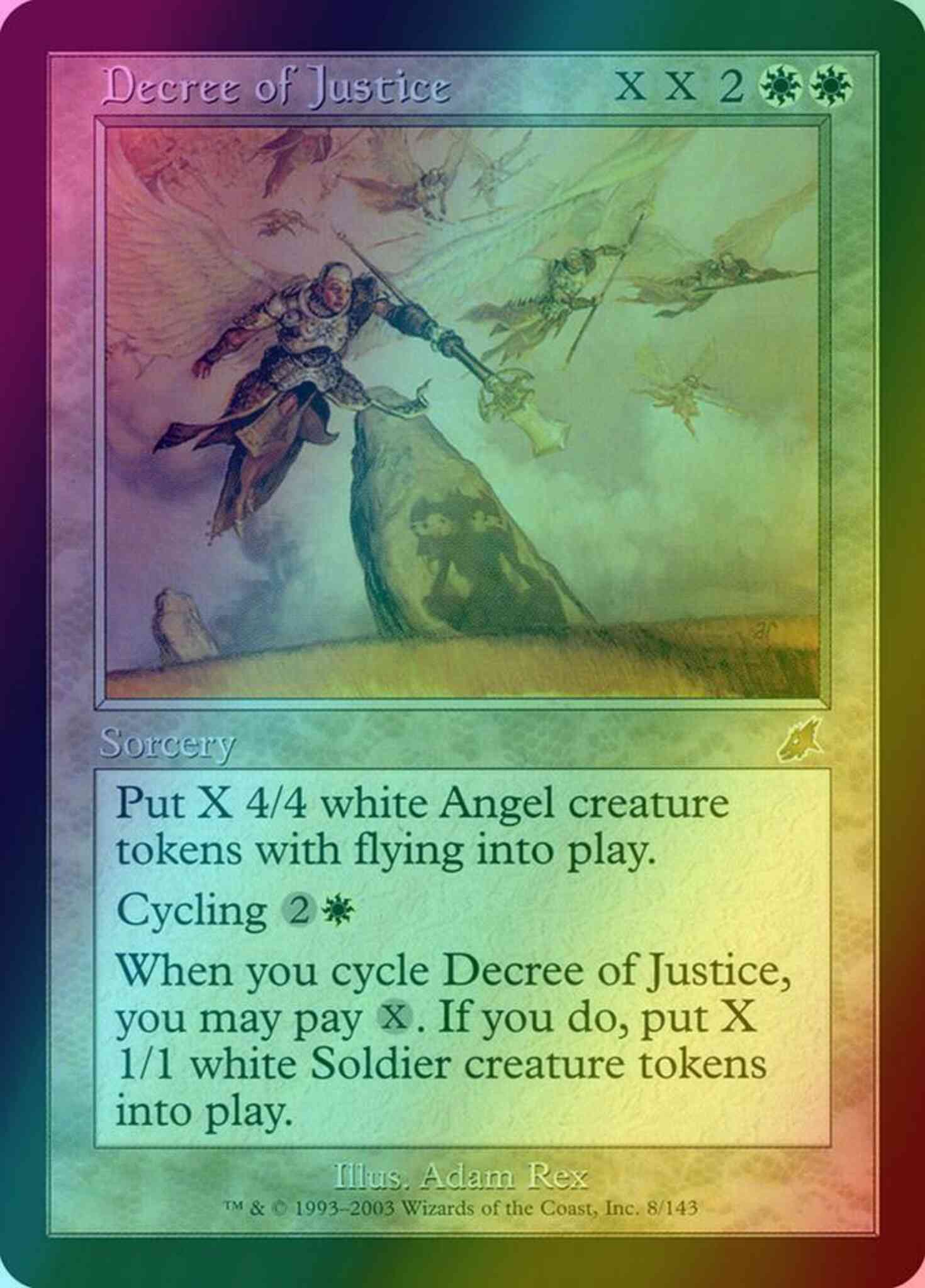 Decree of Justice [8] [Scourge] [Foil] – Face to Face Games