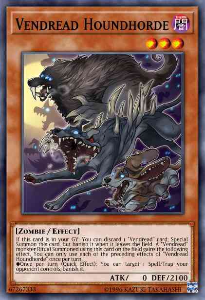 Vendread Houndhorde - COTD-EN000 - Rare - Unlimited