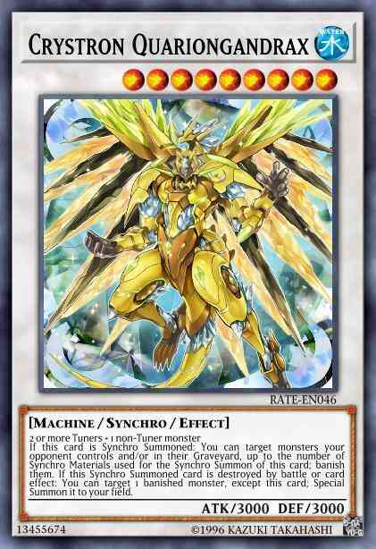 Crystron Quariongandrax - RATE-EN046 - Ultra Rare - Unlimited