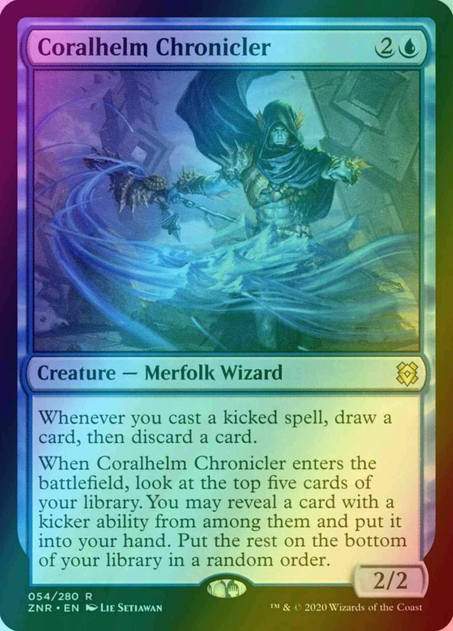 Coralhelm Chronicler [54] [Zendikar Rising] [Foil] – Face to Face Games