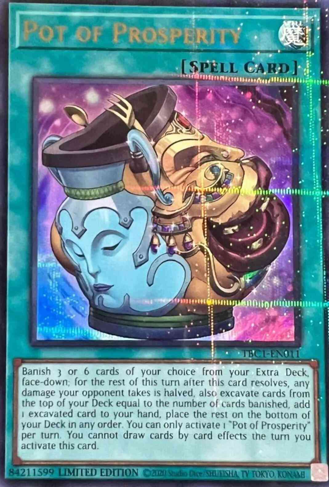Pot of Prosperity - TBC1-EN011 - Ultra Parallel Rare - Limited