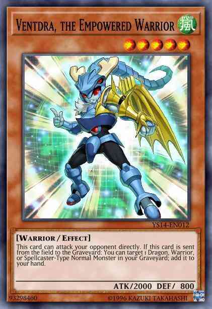 Ventdra, the Empowered Warrior - YS14-EN012 - Common - 1st Edition