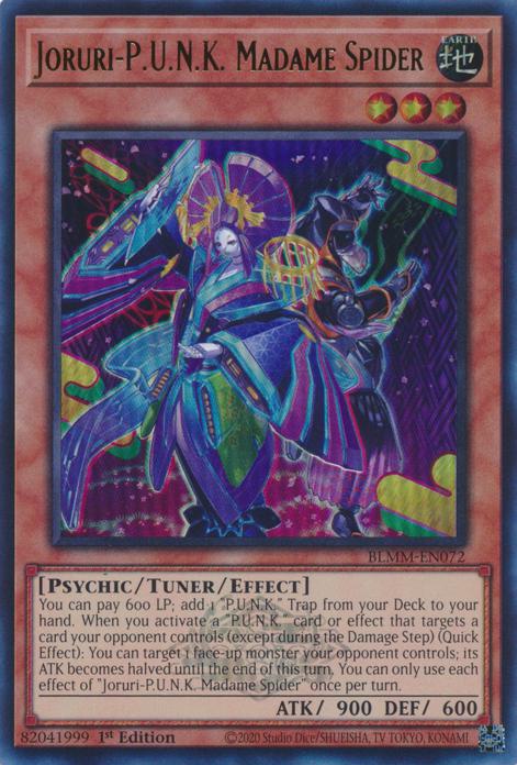 Joruri-P.U.N.K. Madame Spider - BLMM-EN072 - Ultra Rare - 1st Edition