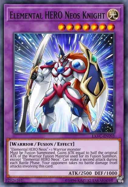 Elemental HERO Neos Knight - EXVC-EN093 - Ultimate Rare - Unlimited