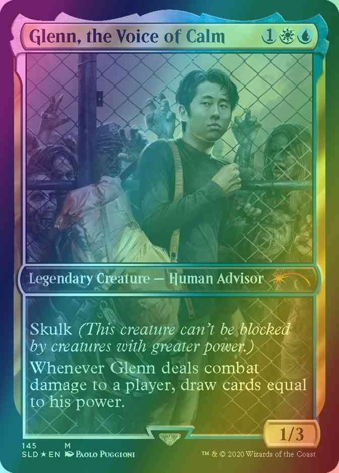Glenn, the Voice of Calm [0145] [Full Art] [Walking Dead] [Secret Lair  Drop] [Foil] – Face to Face Games