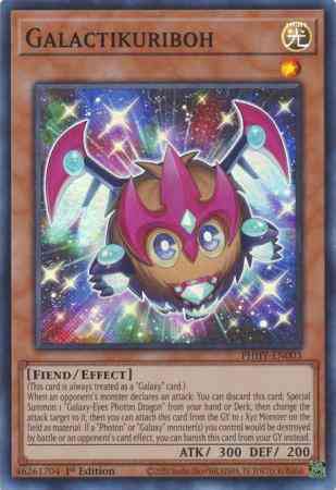 Galactikuriboh - PHHY-EN003 - Super Rare - 1st Edition