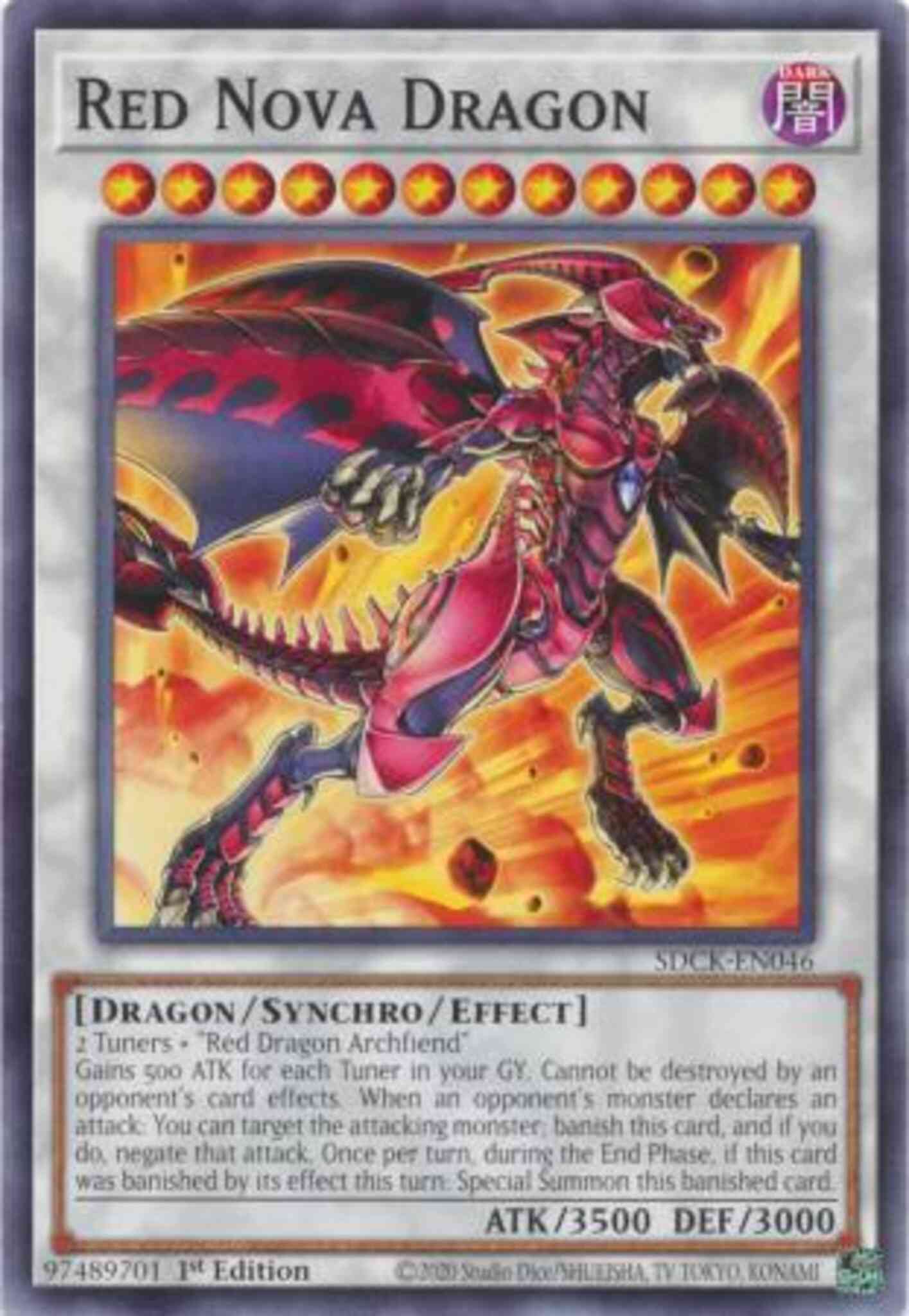Red Nova Dragon - SDCK-EN046 - Common - 1st Edition