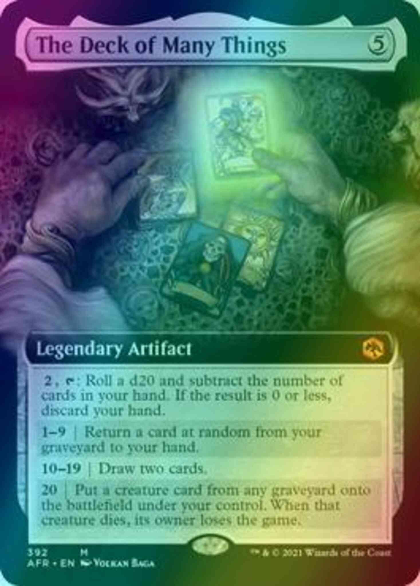 deck of many things mtg card Amazon.com: Dungeons & Dragons The Deck of Many Things main image 1