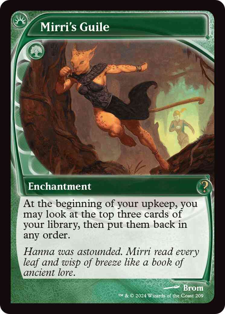 face to face Mirri's Guile [209] [Future Frame] [Mystery Booster 2] [Non-Foil