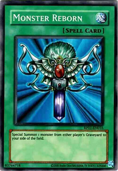Monster Reborn - 2020 Date Reprint - RP01-EN016 - Super Rare - Unlimited
