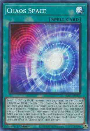Chaos Space - RA01-EN065 - Super Rare - 1st Edition