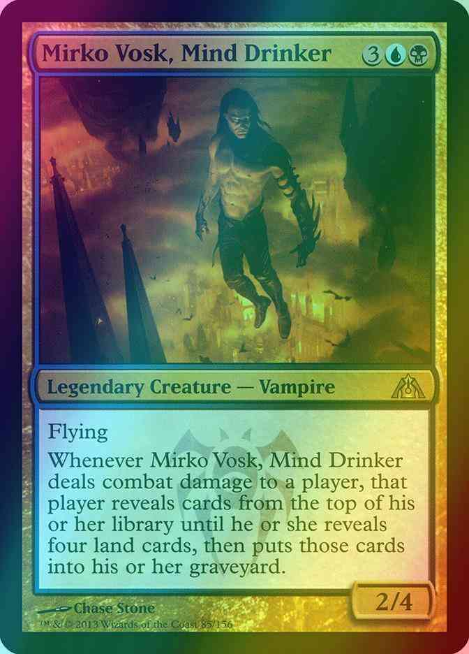 Mirko Vosk, Mind Drinker [85] [Dragon's Maze] [Foil] – Face to Face Games