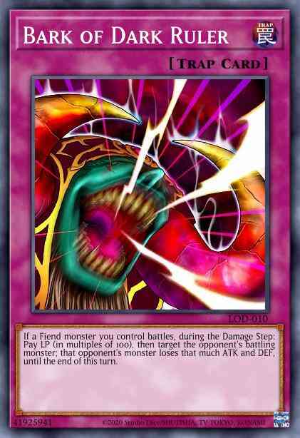 Bark of Dark Ruler - BP03-EN191 - Shatterfoil Rare - 1st Edition