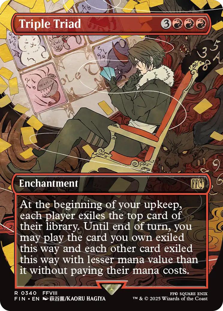 mtg triple faced cards Triad [340] [Borderless] [FINAL FANTASY] [Non-Foil] – Face to Face Games Type:Mardu Surge Tarkir: Dragonstorm CARD (2 SIDED CARD) The Top 5 Cards