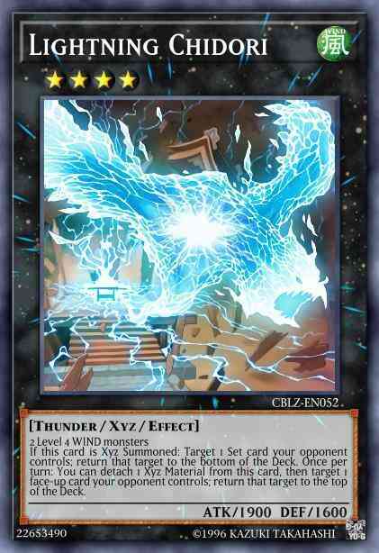 Lightning Chidori - CBLZ-EN052 - Ultra Rare - 1st Edition