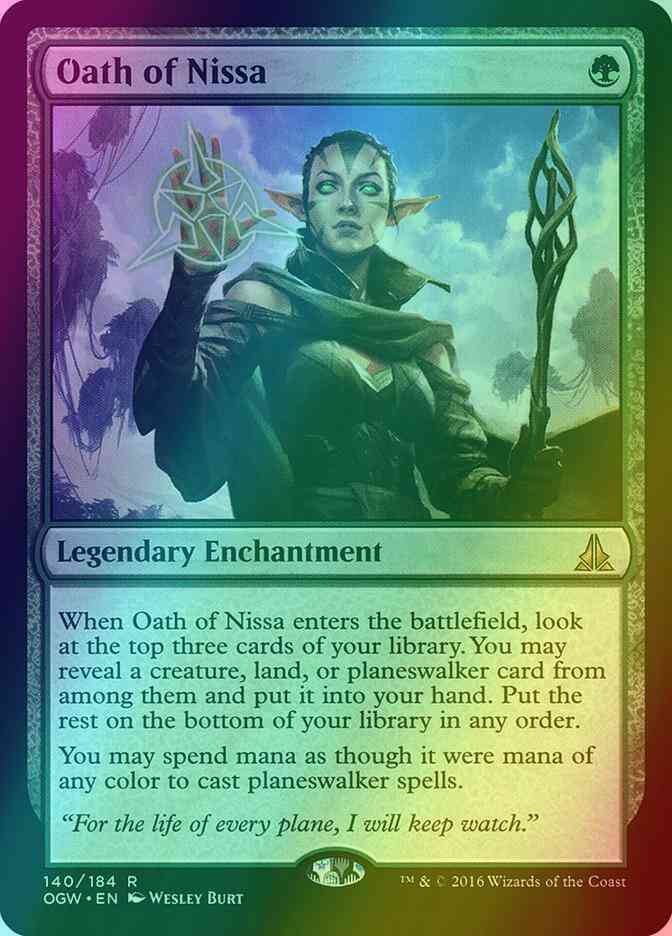 Oath of Nissa [140] [Oath of the Gatewatch] [Foil] – Face to Face Games