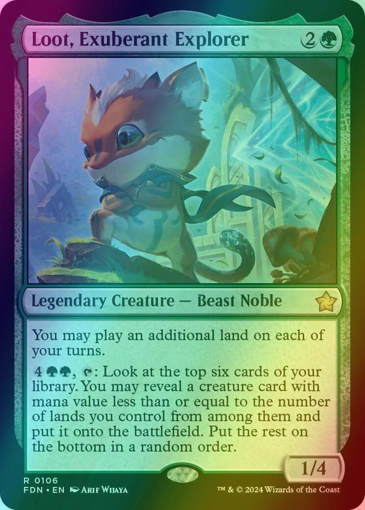 Loot, Exuberant Explorer [106] [Foundations] [Foil] – Face to Face Games
