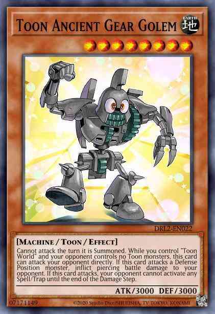 Toon Ancient Gear Golem - DLCS-EN073 - Common - 1st Edition