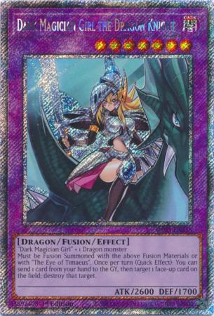 Dark Magician Girl the Dragon Knight - RA03-EN258 - Platinum Secret Rare - 1st Edition