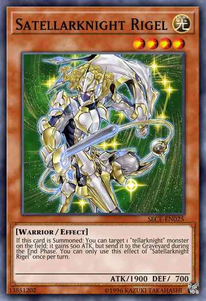 Satellarknight Rigel - SECE-EN025 - Super Rare - Unlimited