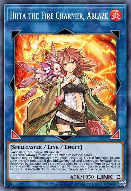 Hiita the Fire Charmer, Ablaze - SAST-EN056 - Rare - Unlimited