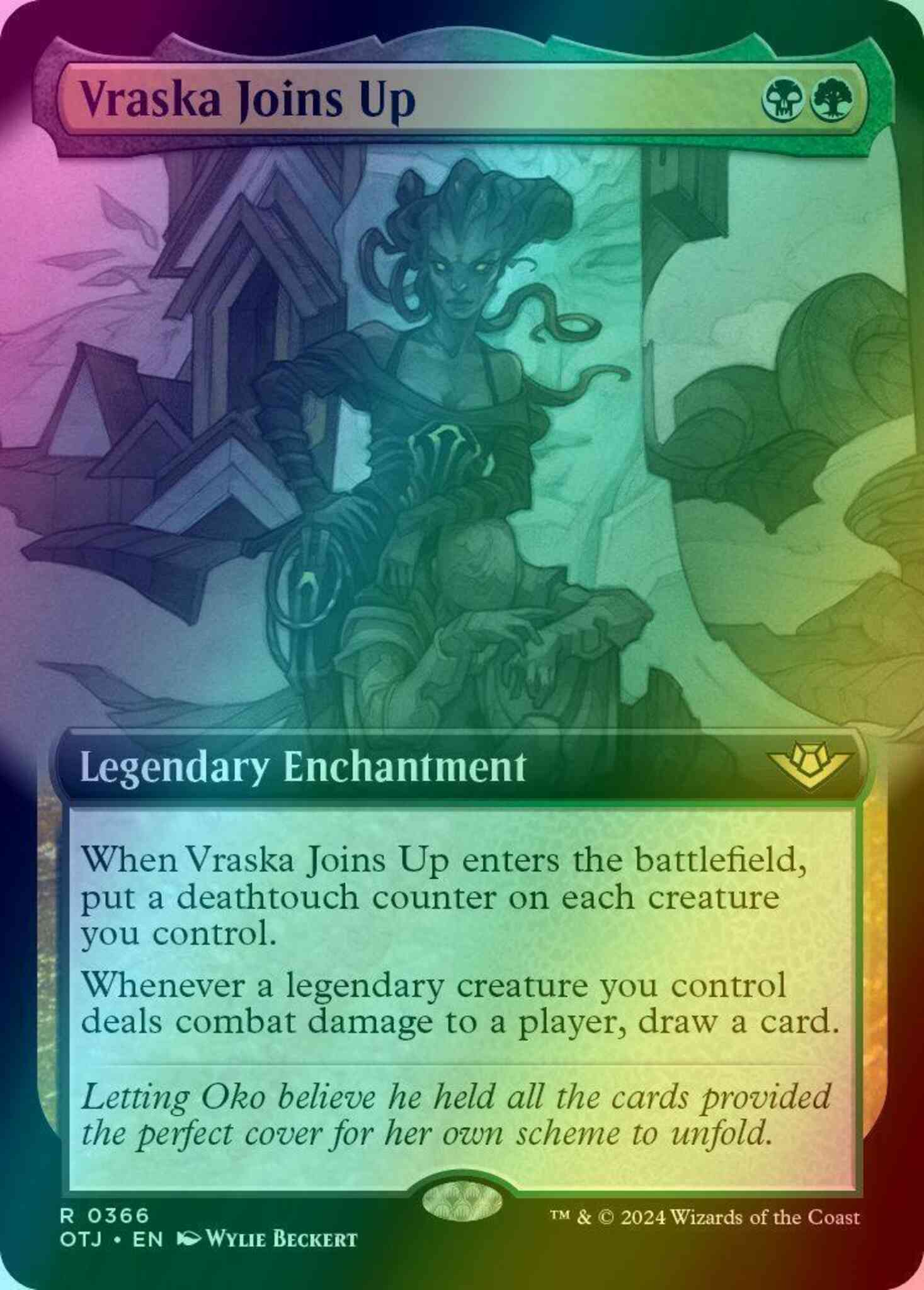 Vraska Joins Up [366] [Extended Art] [Outlaws of Thunder Junction] [Foil] –  Face to Face Games