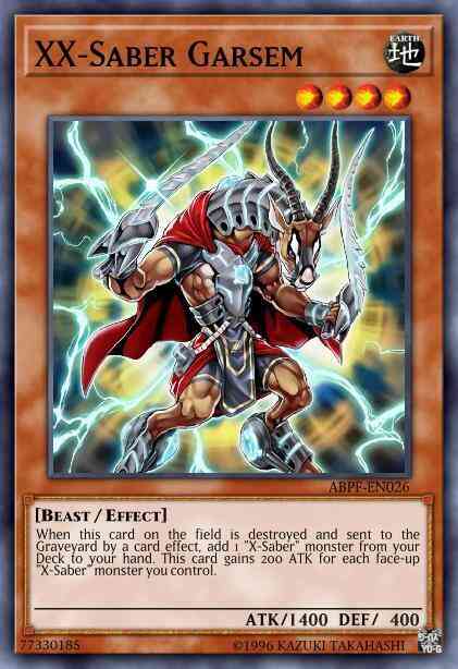 XX-Saber Garsem - ABPF-EN026 - Rare - Unlimited