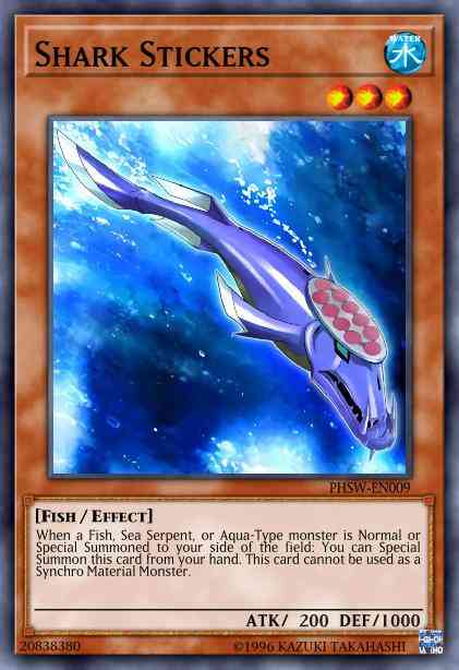 Shark Stickers - PHSW-EN009 - Common - 1st Edition