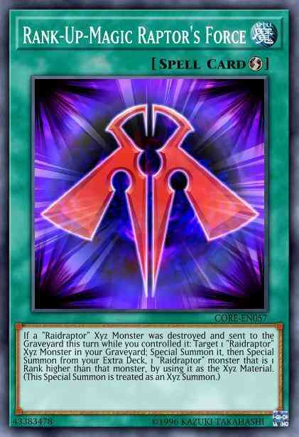 Rank-Up-Magic Raptor's Force - MP16-EN083 - Common - 1st Edition