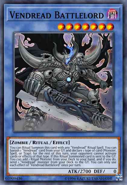 Vendread Battlelord - EXFO-EN082 - Super Rare - 1st Edition