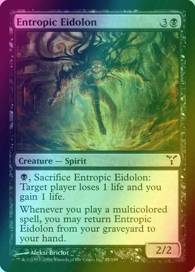 yugioh eidolon deck Entropic Eidolon [45] [Dissension] [Foil] – Face to Face Games