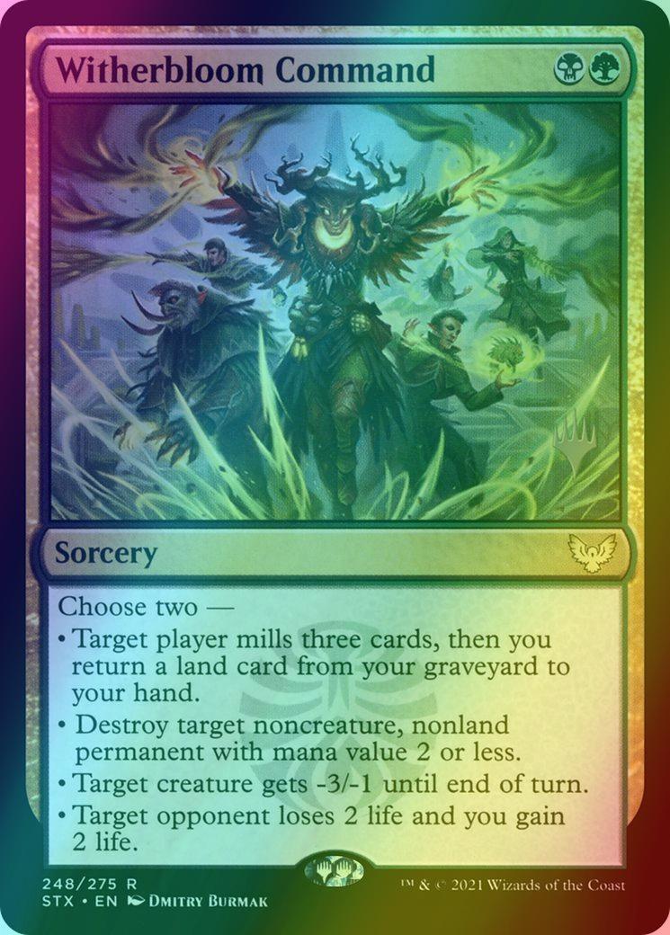 Witherbloom Command [Promo Pack] [248p] [Strixhaven: School of Mages  Promos] [Foil] – Face to Face Games