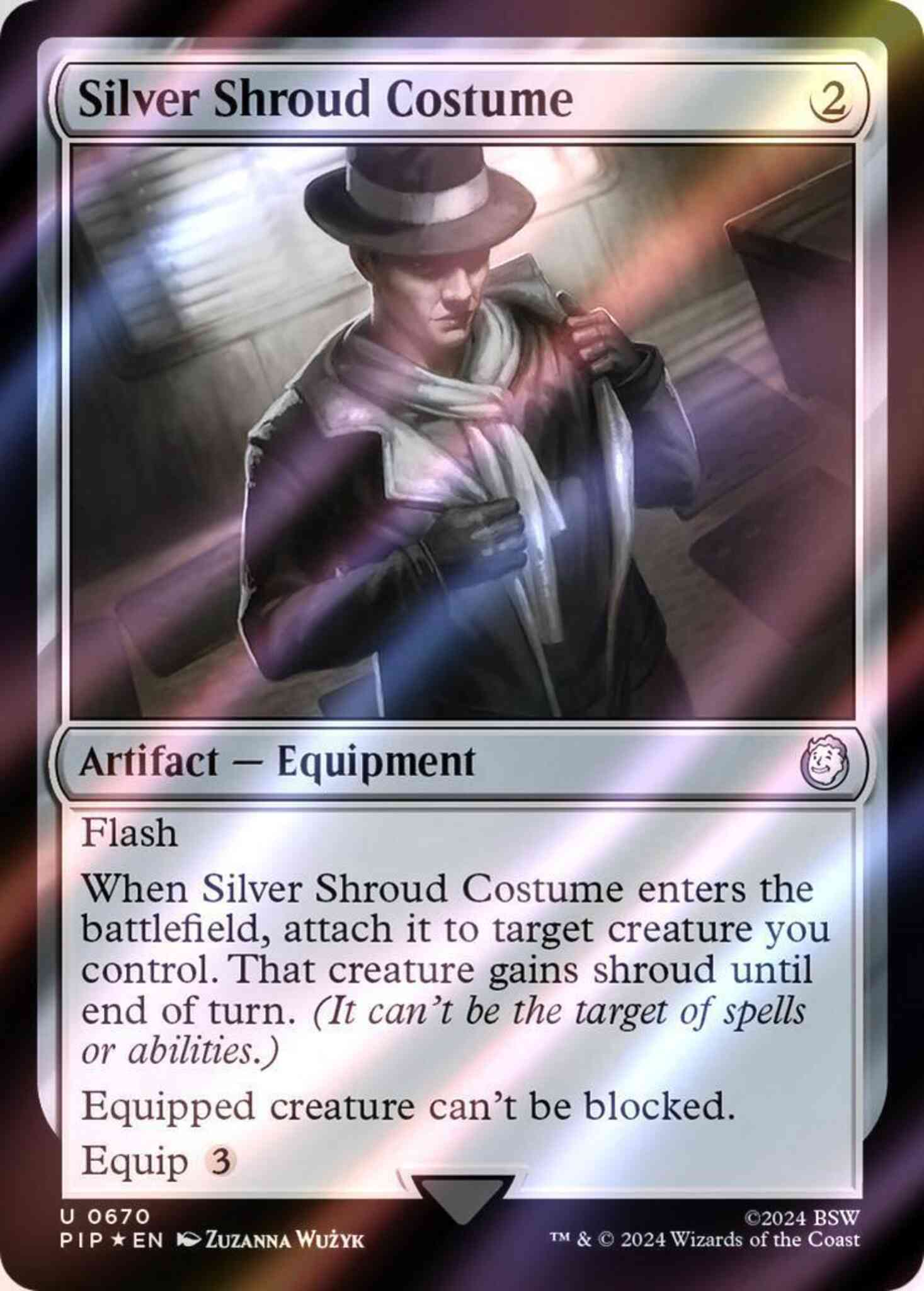 Silver Shroud Costume [670] [Fallout] [Surge Foil] – Face to Face