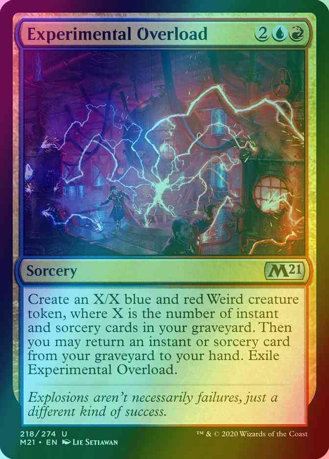 Experimental Overload [218] [Core Set 2021] [Foil] – Face to Face Games