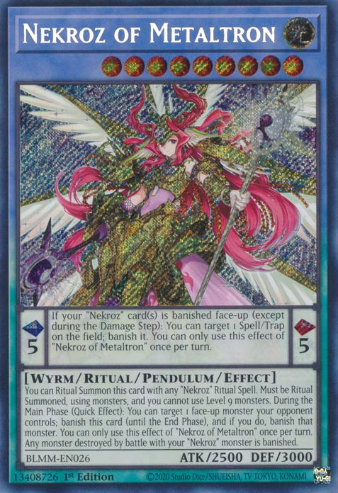 Nekroz of Metaltron - BLMM-EN026 - Secret Rare - 1st Edition
