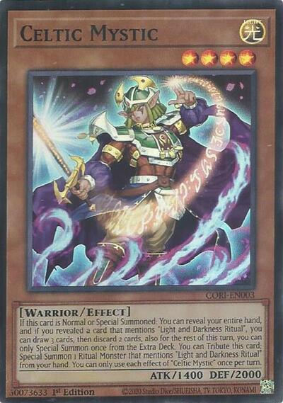 Celtic Mystic - CORI-EN003 - Super Rare - 1st Edition
