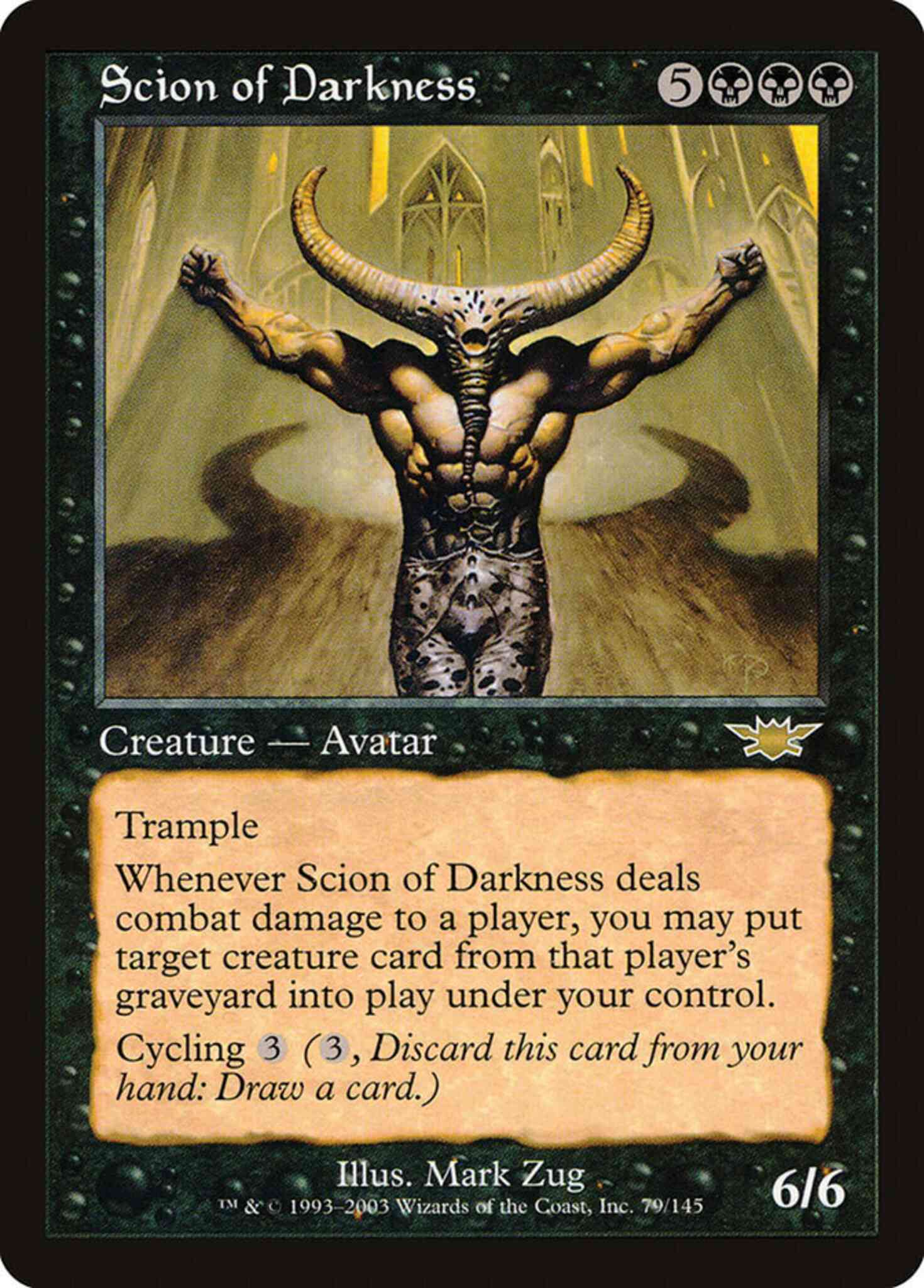 闇の末裔/Scion of Darkness Foil 英語 2枚 MTG Scion of Darkness [79] [Legions] [Non-Foil] – Face to Face Games