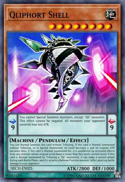 qliphort deck yugioh Qliphort Shell - NECH-EN025 - Rare